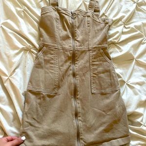Zip up dress Romper with pockets